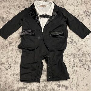 Black Baby Tuxedo Outfit